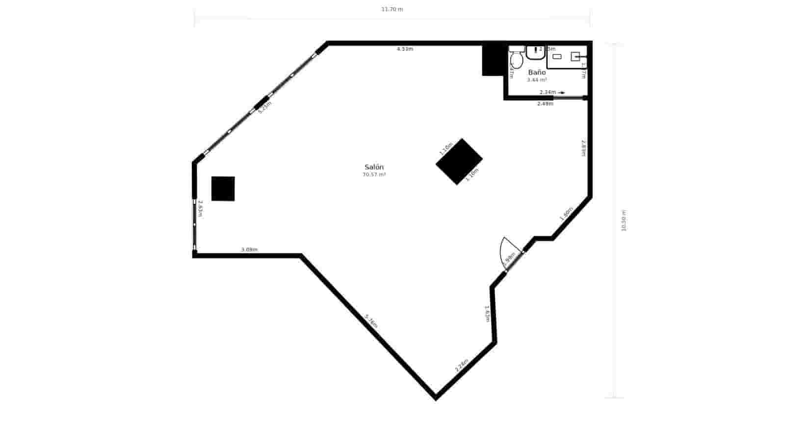 Escritório para arrendar em Las Palmas de Gran Canaria - 780 € (Ref: 9738570)