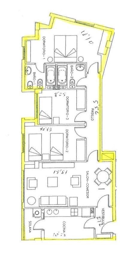 3 makuuhuone Asunto vuokrattavana paikassa Las Palmas de Gran Canaria mukana 
autotalli - 1 300 € (Ref: 9770672)