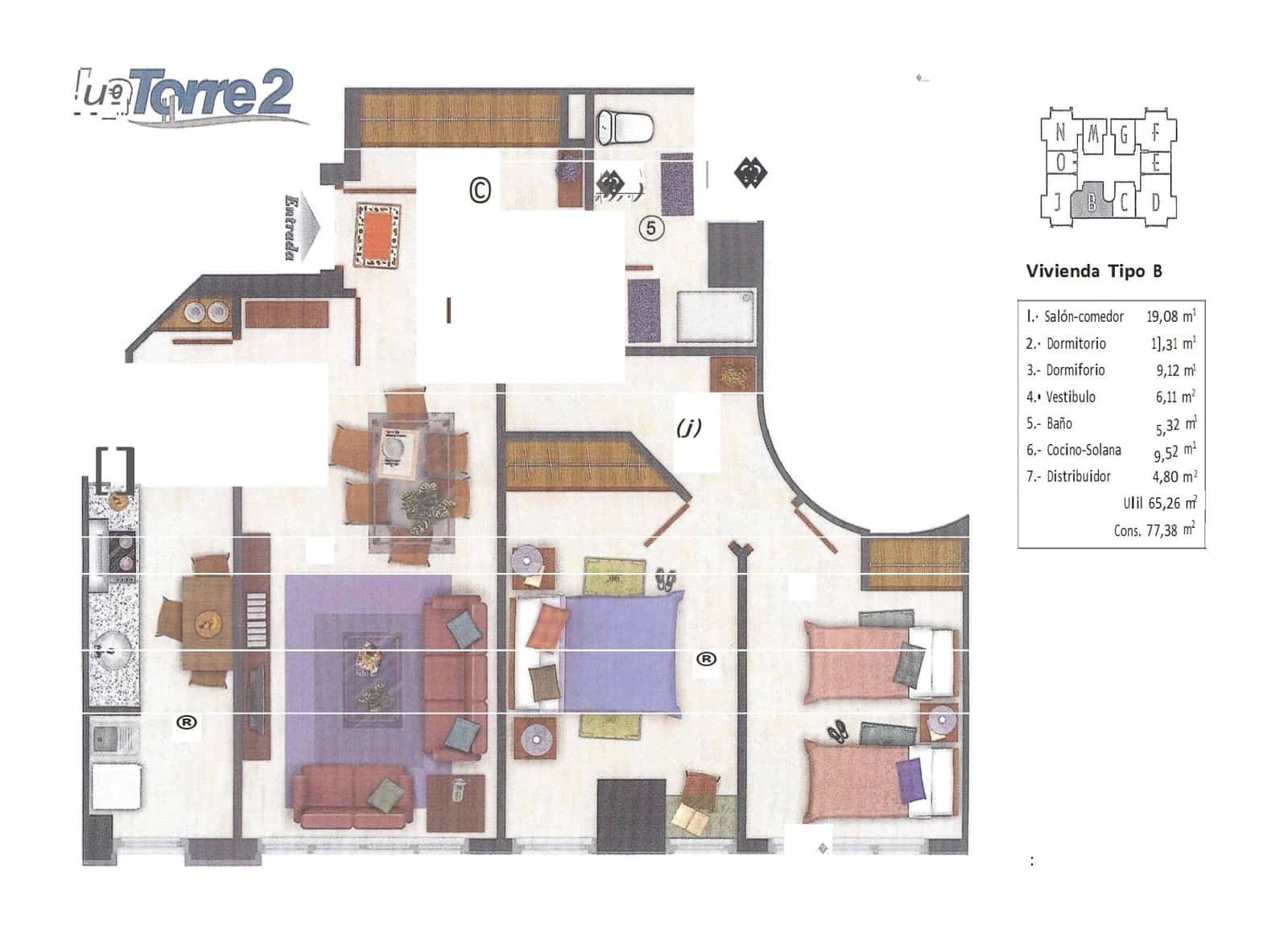 2 soveværelse Lejlighed til salg i Santa Cruz de Tenerife med garage - € 359.000 (Ref: 9822932)