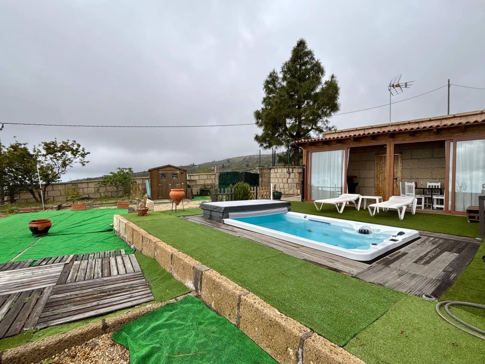 1 bedroom Finca/Country House for rent in Fasnia with pool garage - € 700 (Ref: 9829158)