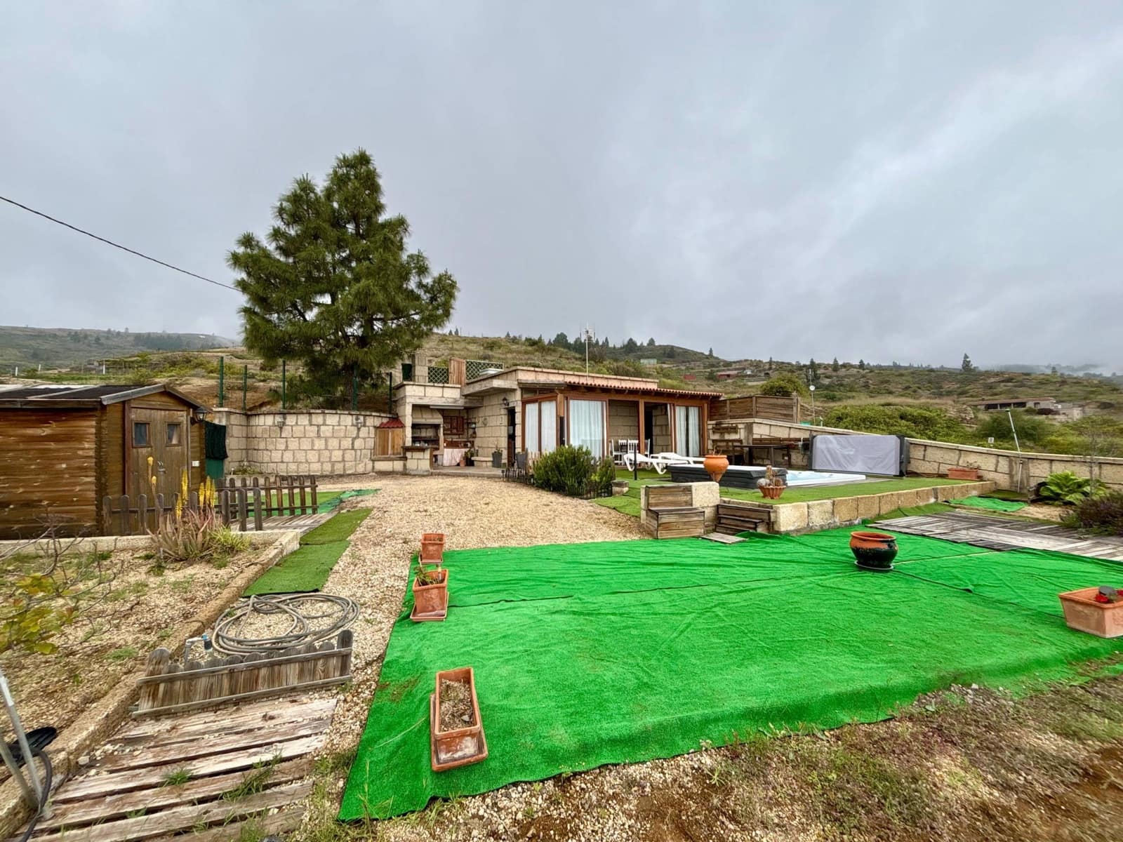 1 bedroom Finca/Country House for rent in Fasnia with pool garage - € 700 (Ref: 9829158)