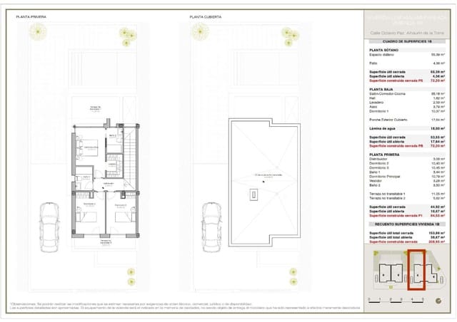 4 soveværelse Semi-Rækkehus til salg i Alhaurín de la Torre med swimmingpool - € 612.000 (Ref: 7453280)
