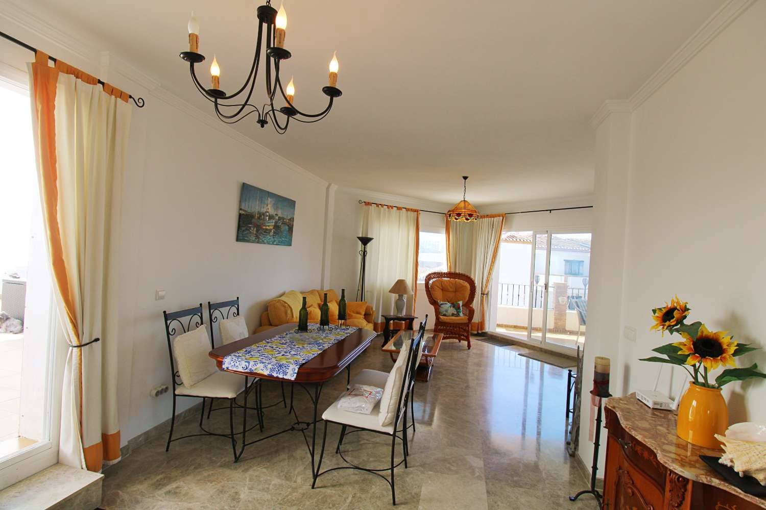 2 quarto Apartamento para arrendar em Mijas com piscina garagem - 1 800 € (Ref: 9607162)
