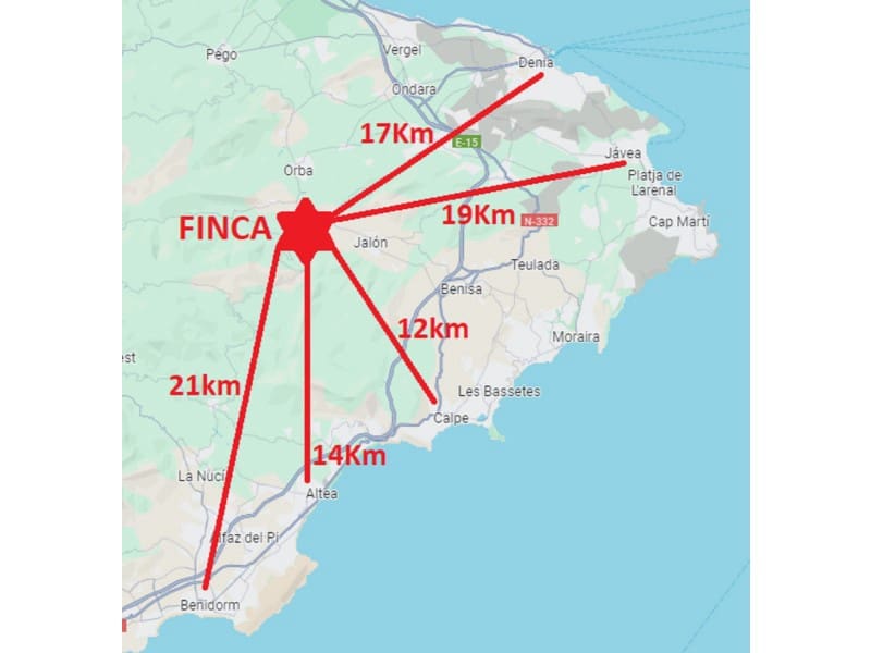 Finca/Maison de Campagne à vendre à Benigembla / Benichembla - 4 800 000 € (Ref: 9449091)