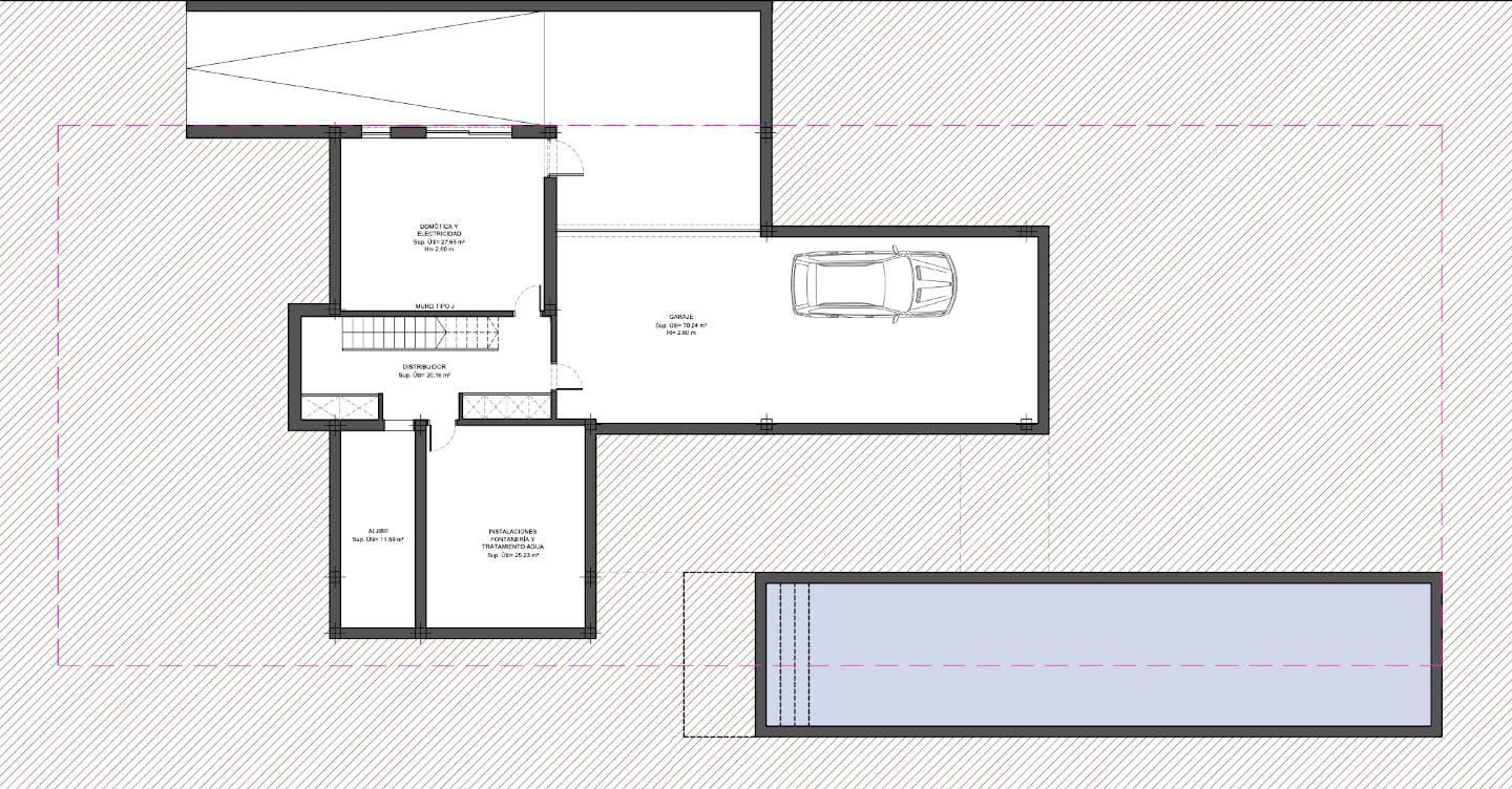 4 makuuhuone Huvila myytävänä paikassa San Jose / Sant Josep de Sa Talaia mukana uima-altaan 
autotalli - 2 750 000 € (Ref: 8436103)