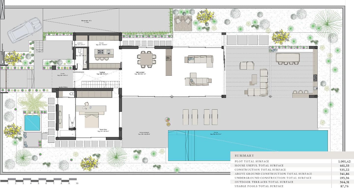 4 sypialnia Willa na sprzedaż w San Jose / Sant Josep de Sa Talaia z basenem garażem - 2 750 000 € (Ref: 8436104)