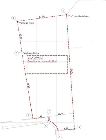 Terre non Aménagée à vendre à San Jose / Sant Josep de Sa Talaia - 890 000 € (Ref: 9436538)
