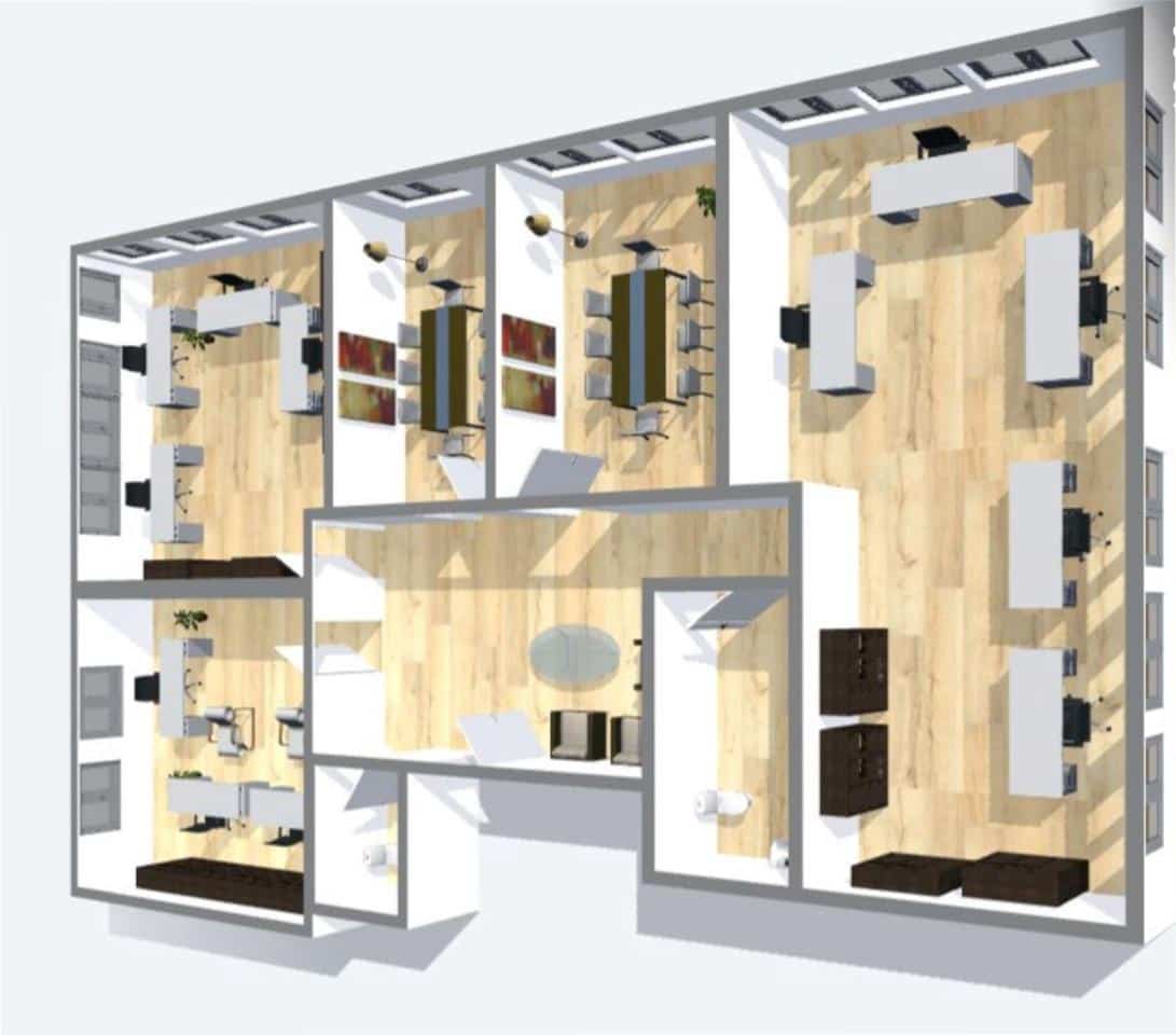 Oficina de 6 habitaciones en Ibiza / Eivissa ciudad en alquiler - 3.400 € (Ref: 9823485)