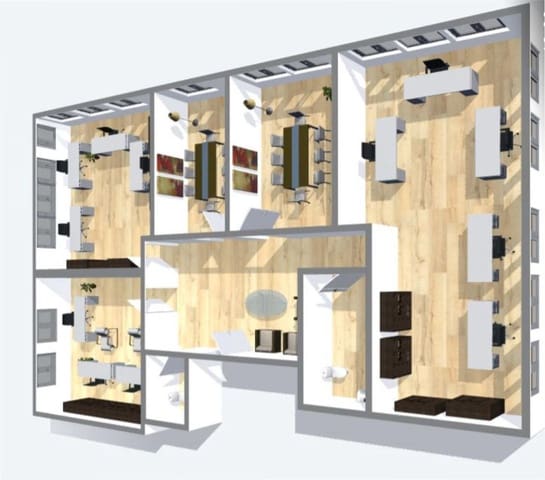 Oficina de 6 habitaciones en Ibiza / Eivissa ciudad en alquiler - 3.400 € (Ref: 9823485)