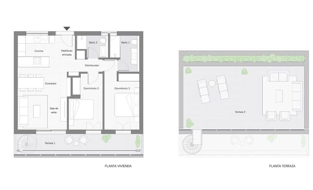 2 soveværelse Lejlighed til salg i Santa Eulalia / Santa Eularia med swimmingpool garage - € 1.295.000 (Ref: 9914702)