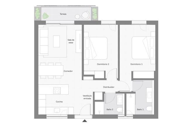 2 camera da letto Appartamento in vendita in Santa Eulalia / Santa Eularia con garage - 585.000 € (Rif: 9914703)