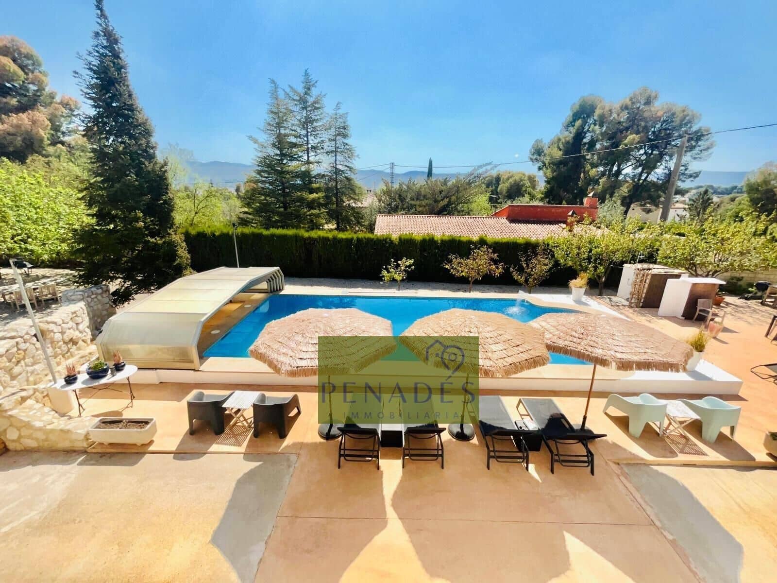 5 makuuhuone Huvila myytävänä paikassa Ontinyent mukana uima-altaan - 495 500 € (Ref: 9269600)