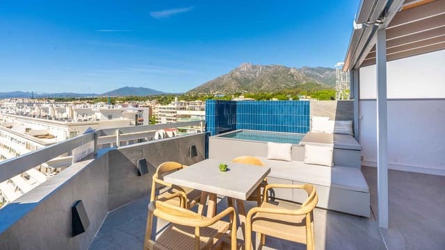 1 soveværelse Penthouse til salg i Playa Bajadilla - Puertos, Marbella med swimmingpool garage - € 850.000 (Ref: 10171240)