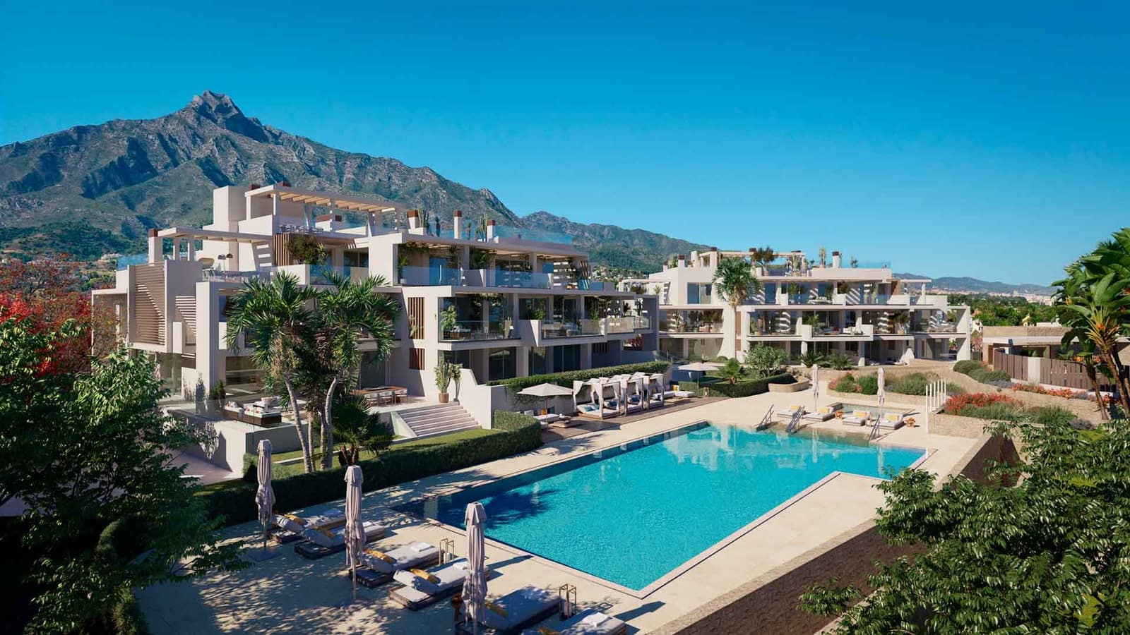 4 soveværelse Penthouse til salg i Golden Mile med swimmingpool - € 5.095.000 (Ref: 7732692)