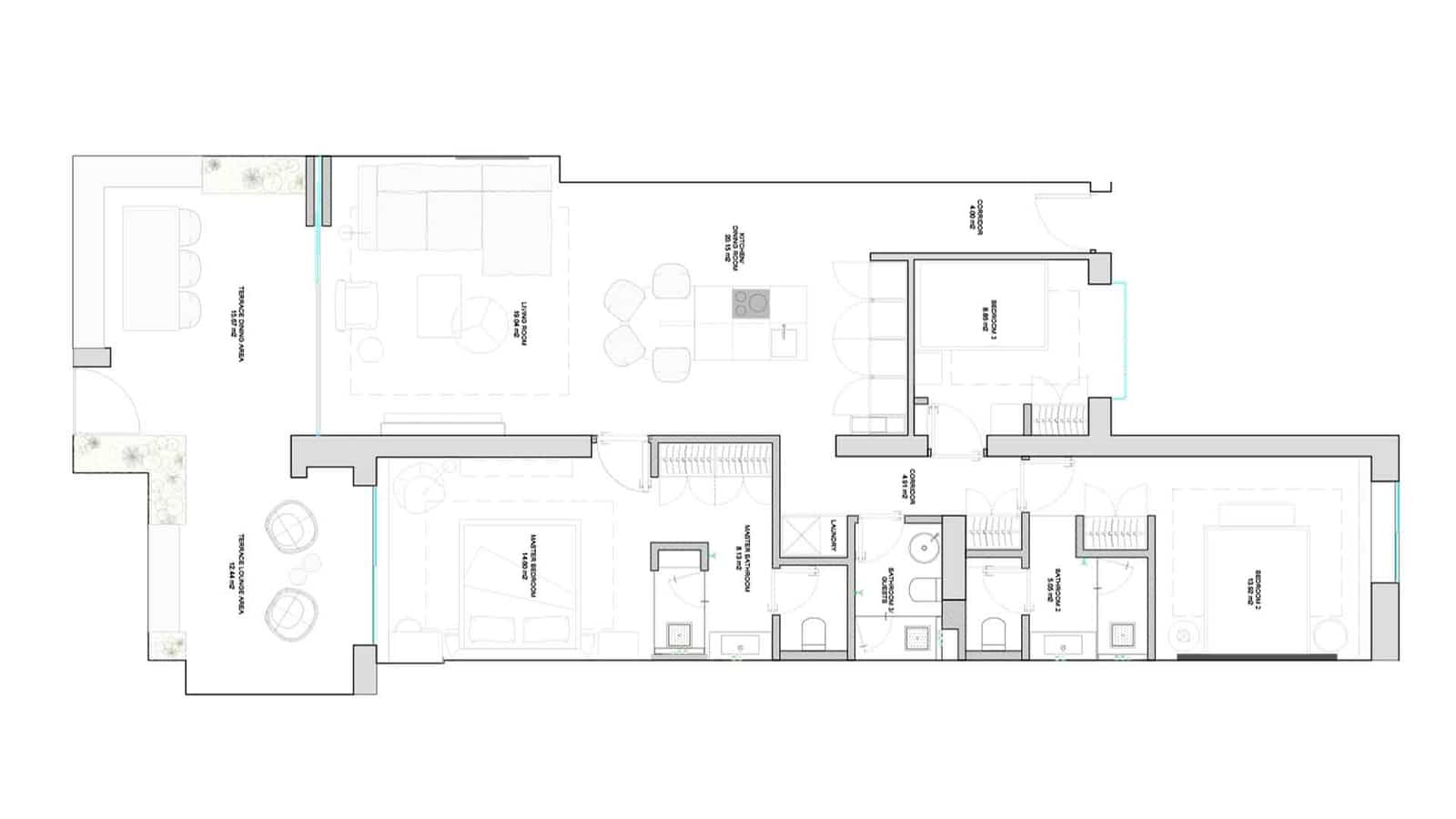 3 soverom Leilighet til salgs i Golden Mile med svømmebasseng - € 3 500 000 (Ref: 7748240)