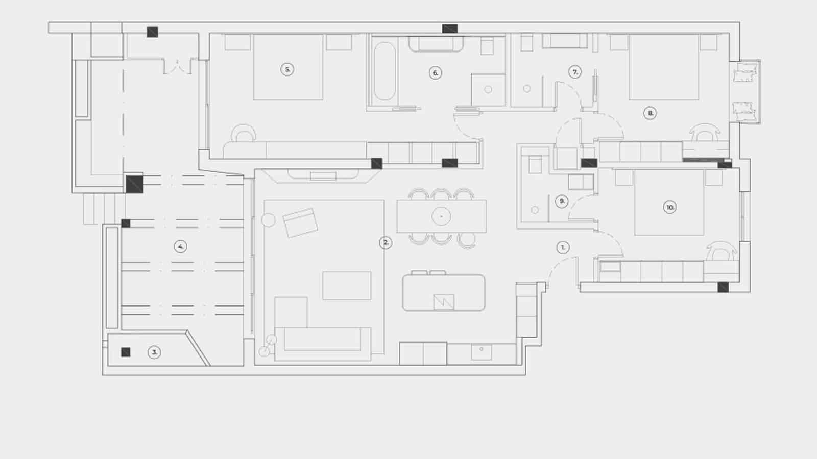3 soveværelse Lejlighed til salg i Golden Mile med swimmingpool - € 4.295.000 (Ref: 7756658)
