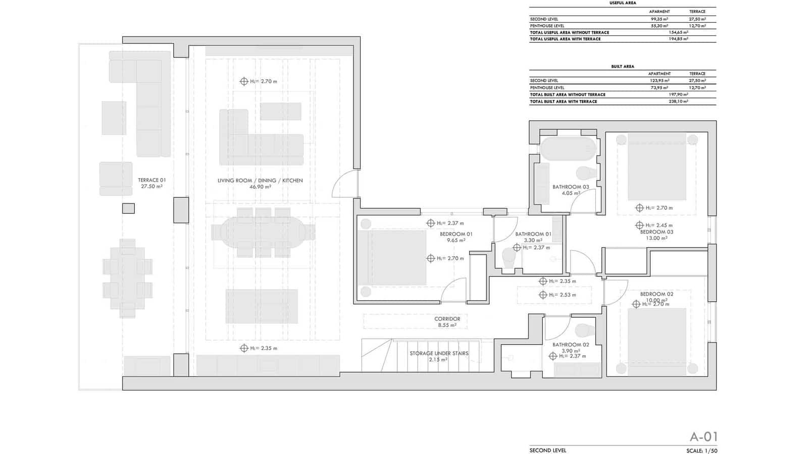 4 chambre Penthouse à vendre à Puerto Banus - 3 750 000 € (Ref: 8114213)