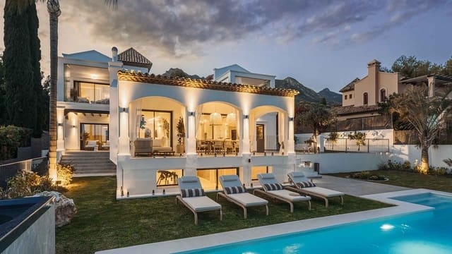 5 sypialnia Willa na sprzedaż w Lomas De Marbella, Marbella z basenem - 6 980 000 € (Ref: 9143561)