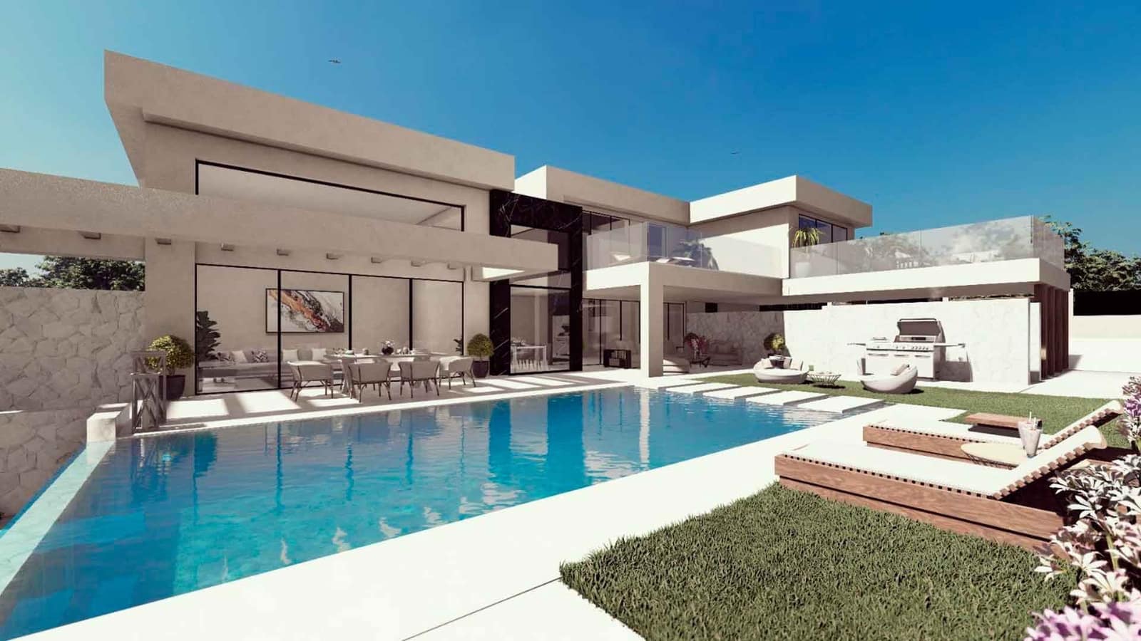 Chalet de 3 habitaciones en Estepona en venta con piscina - 2.499.000 € (Ref: 9226811)