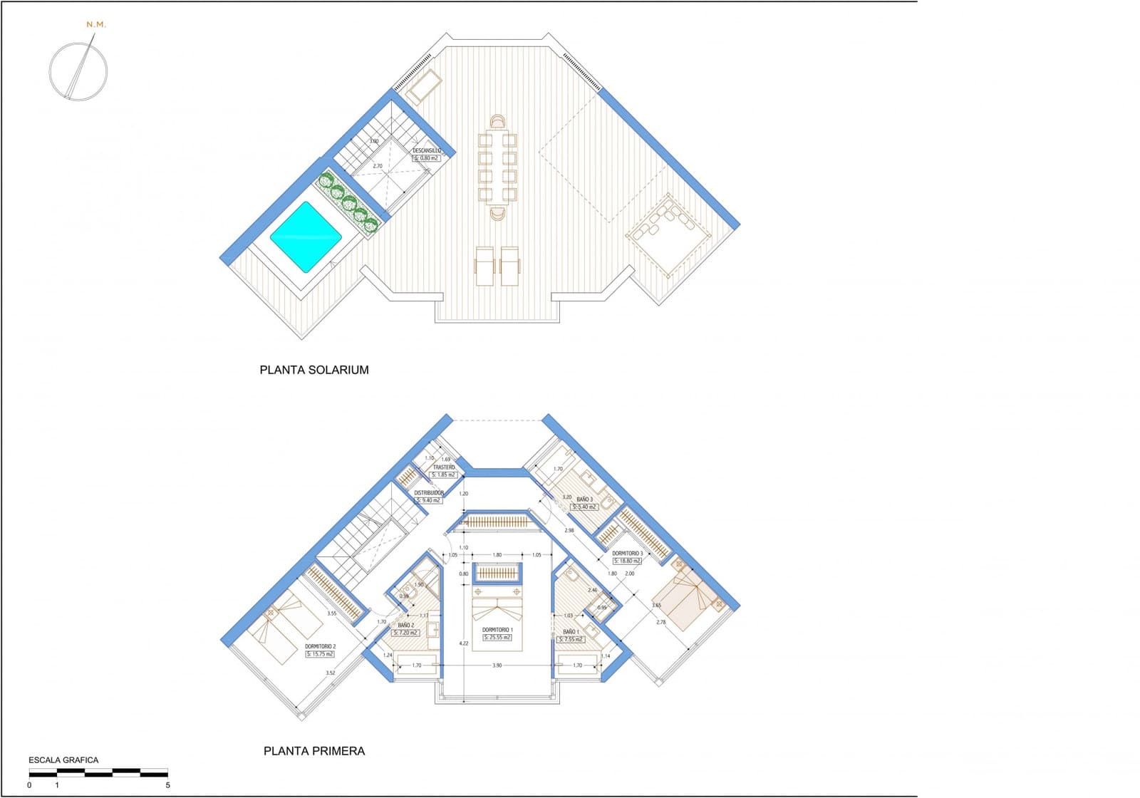 3 soveværelse Byhus til salg i Estepona med swimmingpool - € 3.450.000 (Ref: 9599441)