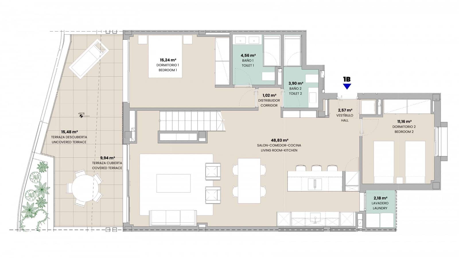 2 sovrum Lägenhet till salu i Elviria med pool - 930 000 € (Ref: 9755570)