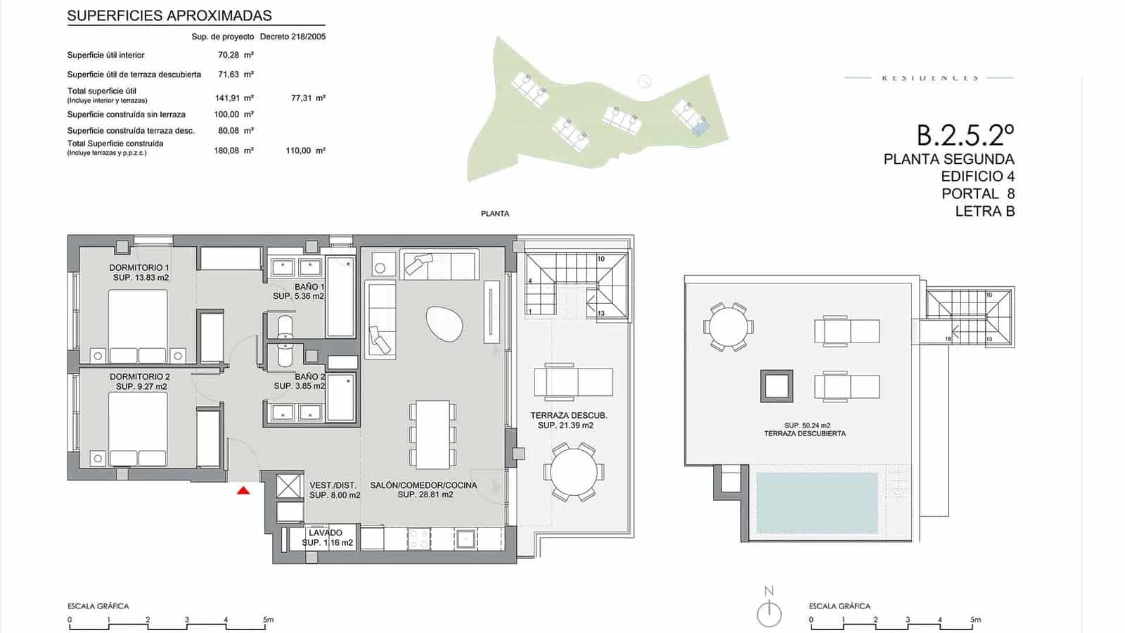 2 sovrum Takvåning till salu i Mijas Costa med pool - 644 900 € (Ref: 9780446)