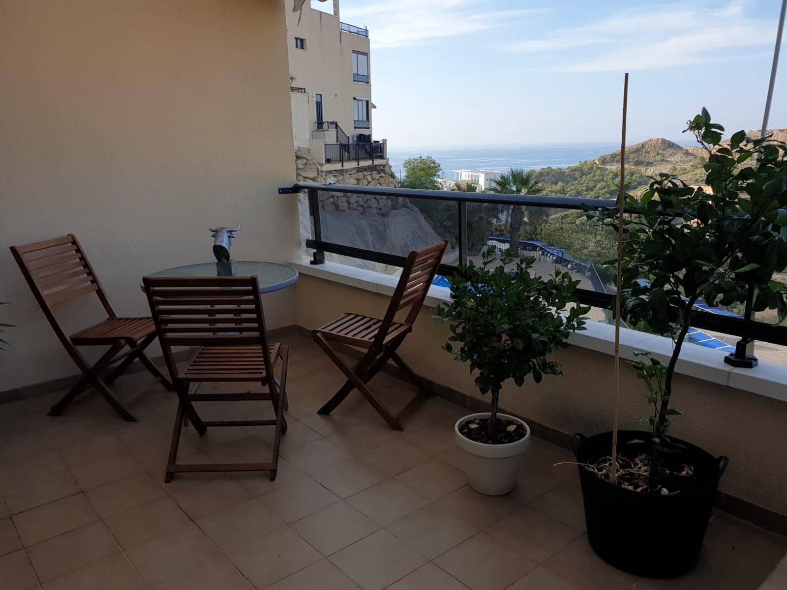 Apartamento de 2 habitaciones en La Villajoyosa / Vila Joiosa en alquiler con piscina garaje - 850 € (Ref: 10035372)