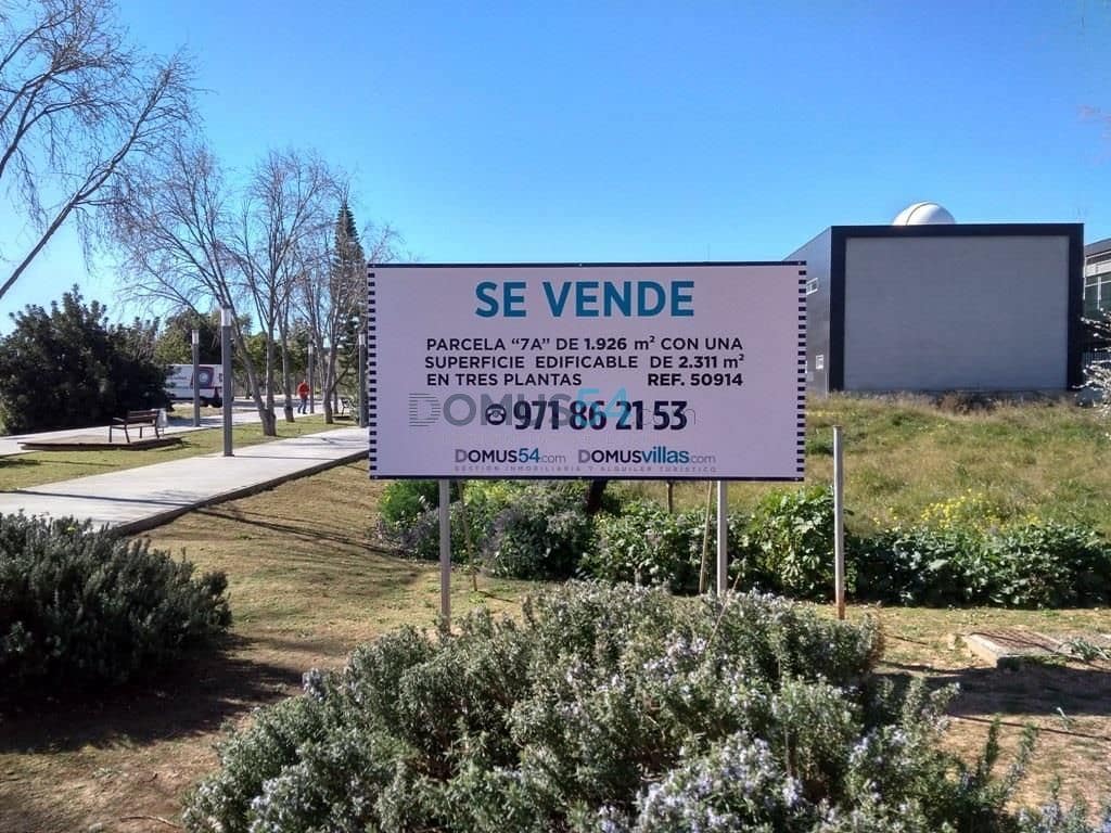 Tontti myytävänä paikassa Palma de Mallorca - 625 700 € (Ref: 6024504)