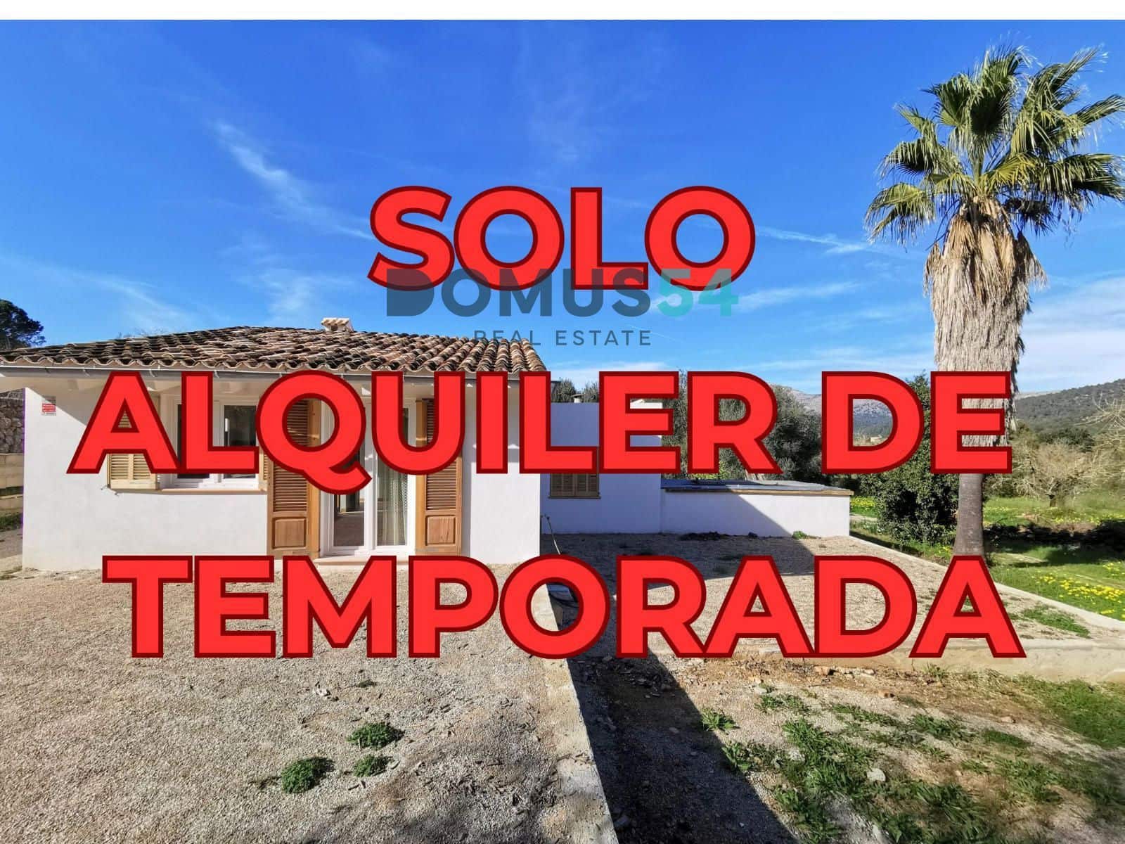 3 sypialnia Willa do wynajęcia w Campanet z garażem - 1 300 € (Ref: 9610022)