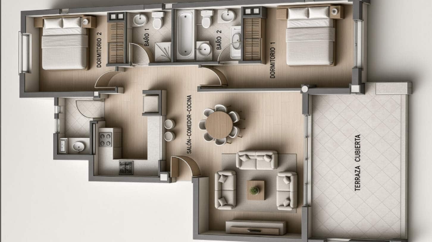 Apartamento de 2 habitaciones en Altea en venta con piscina garaje - 378.000 € (Ref: 10141364)