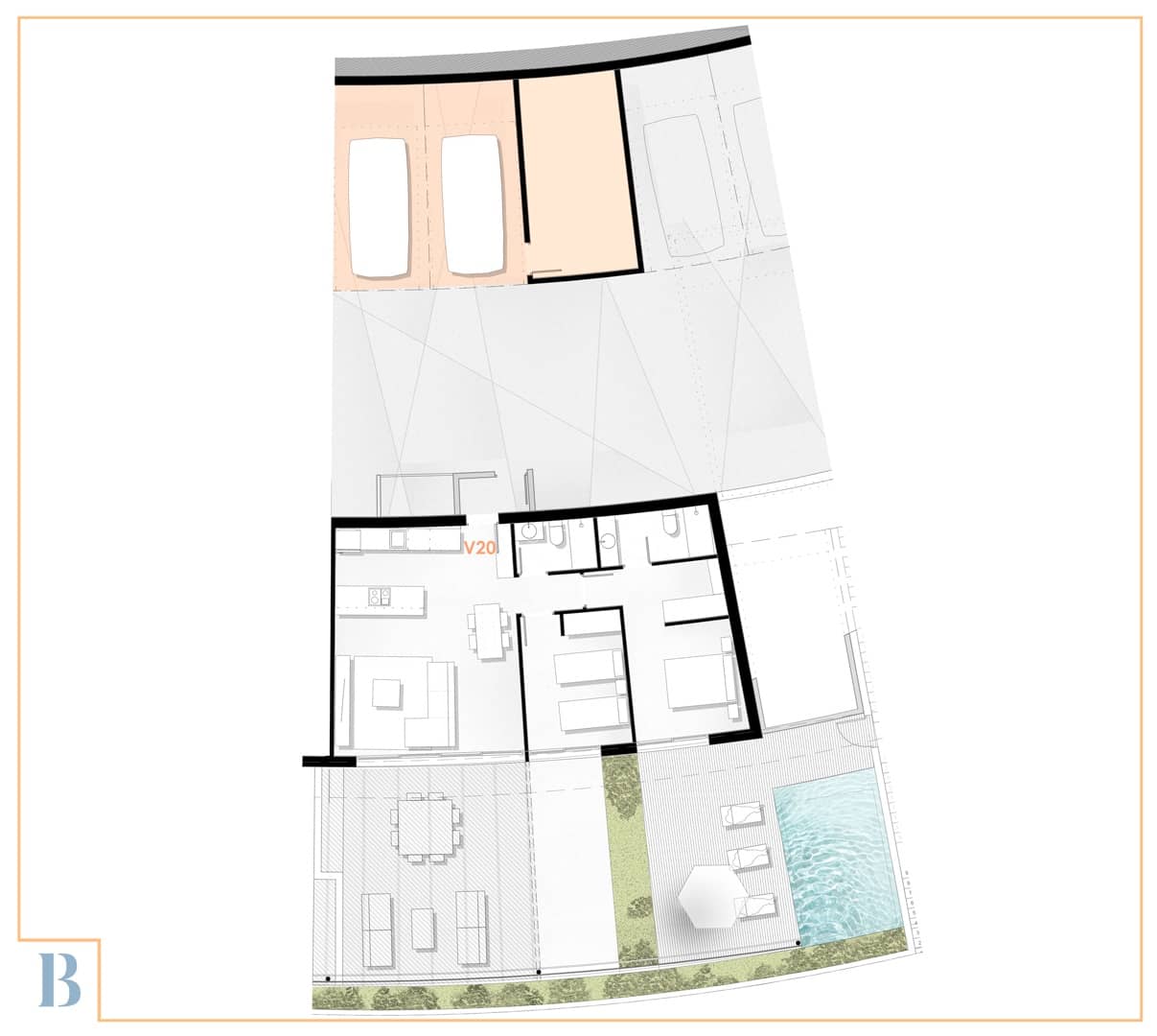 2 soverom Leilighet til salgs i Altea med svømmebasseng garasje - € 475 000 (Ref: 10160641)