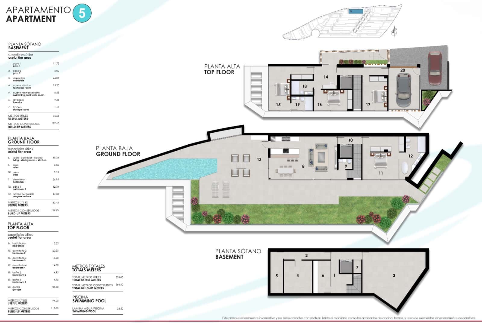 4 soverom Leilighet til salgs i Altea med svømmebasseng garasje - € 2 200 000 (Ref: 10165847)