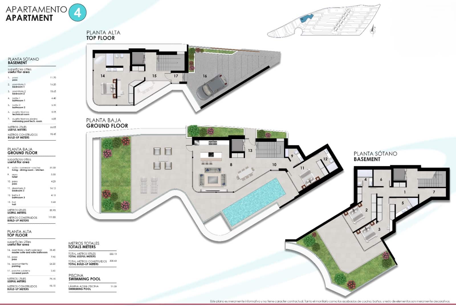4 camera da letto Appartamento in vendita in Altea con piscina garage - 2.800.000 € (Rif: 10165848)