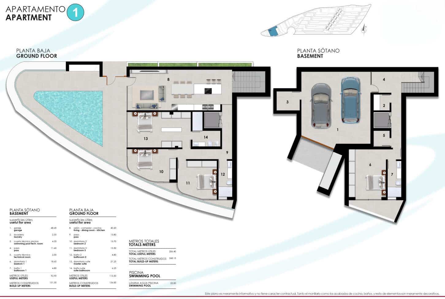 4 soverom Leilighet til salgs i Altea med svømmebasseng garasje - € 2 300 000 (Ref: 10165850)