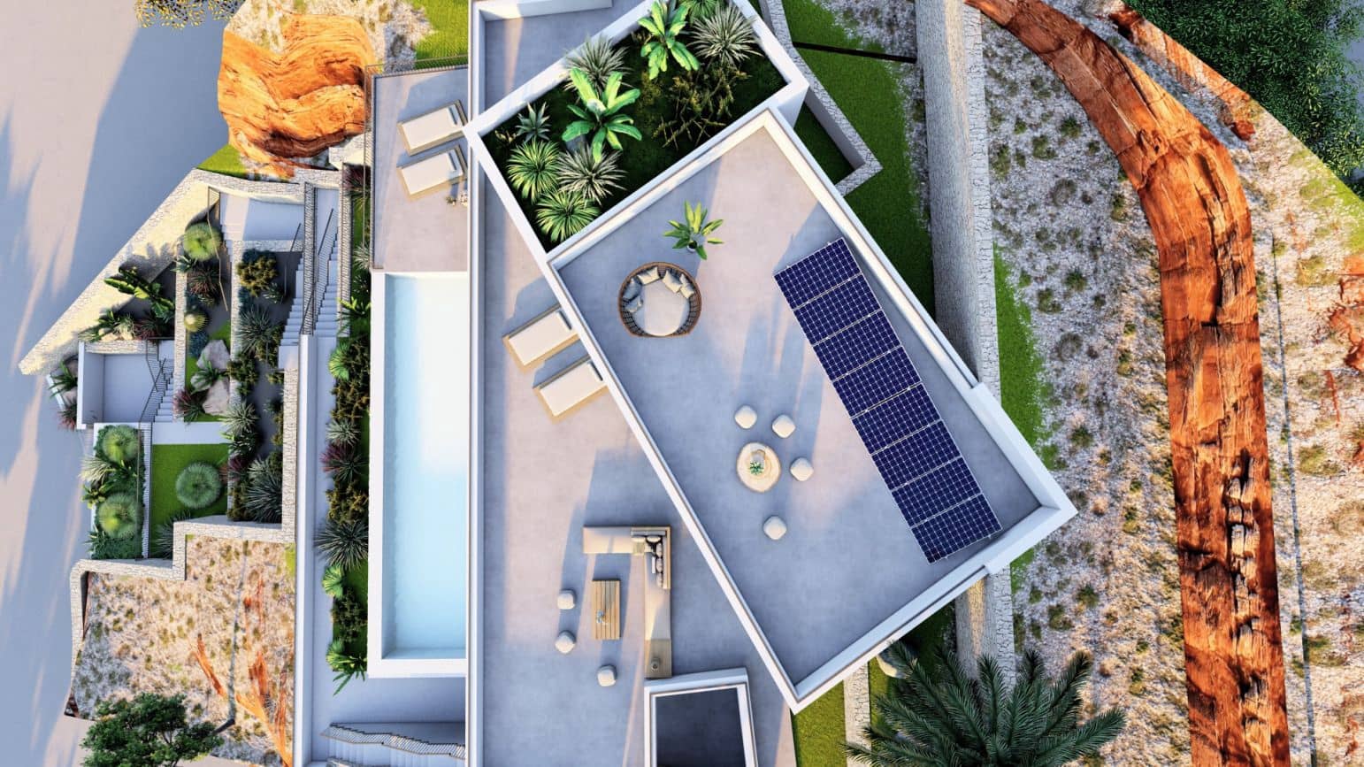 4 makuuhuone Huvila myytävänä paikassa Altea la Vella mukana uima-altaan 
autotalli - 1 700 000 € (Ref: 8744349)