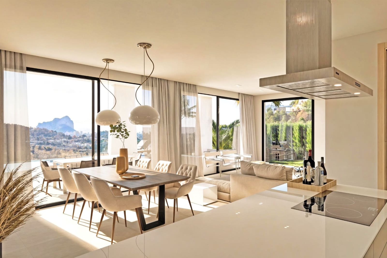 4 chambre Villa/Maison à vendre à Calpe / Calp avec piscine garage - 1 750 000 € (Ref: 8928526)