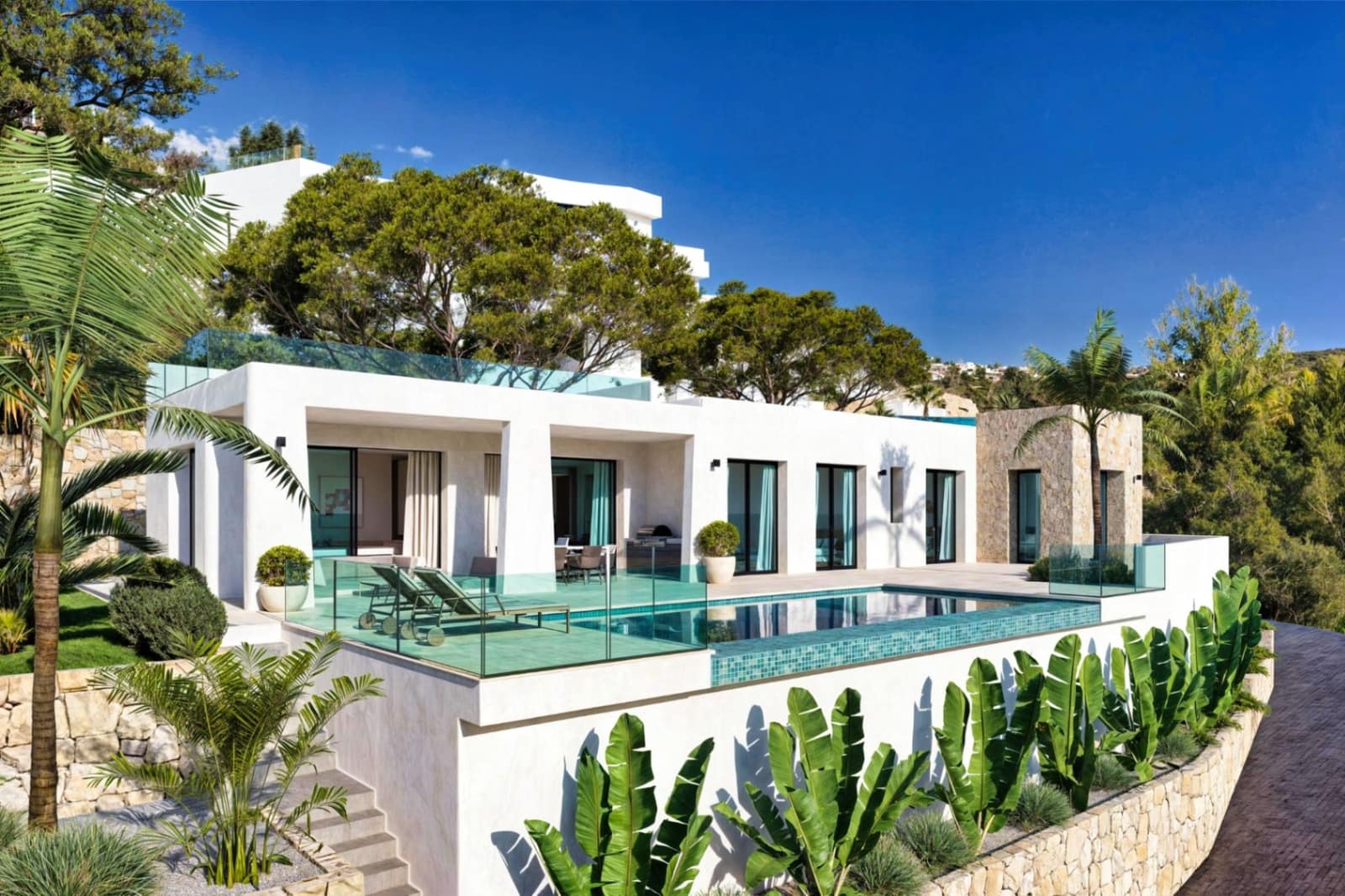 4 chambre Villa/Maison à vendre à Calpe / Calp avec piscine garage - 1 750 000 € (Ref: 8928526)