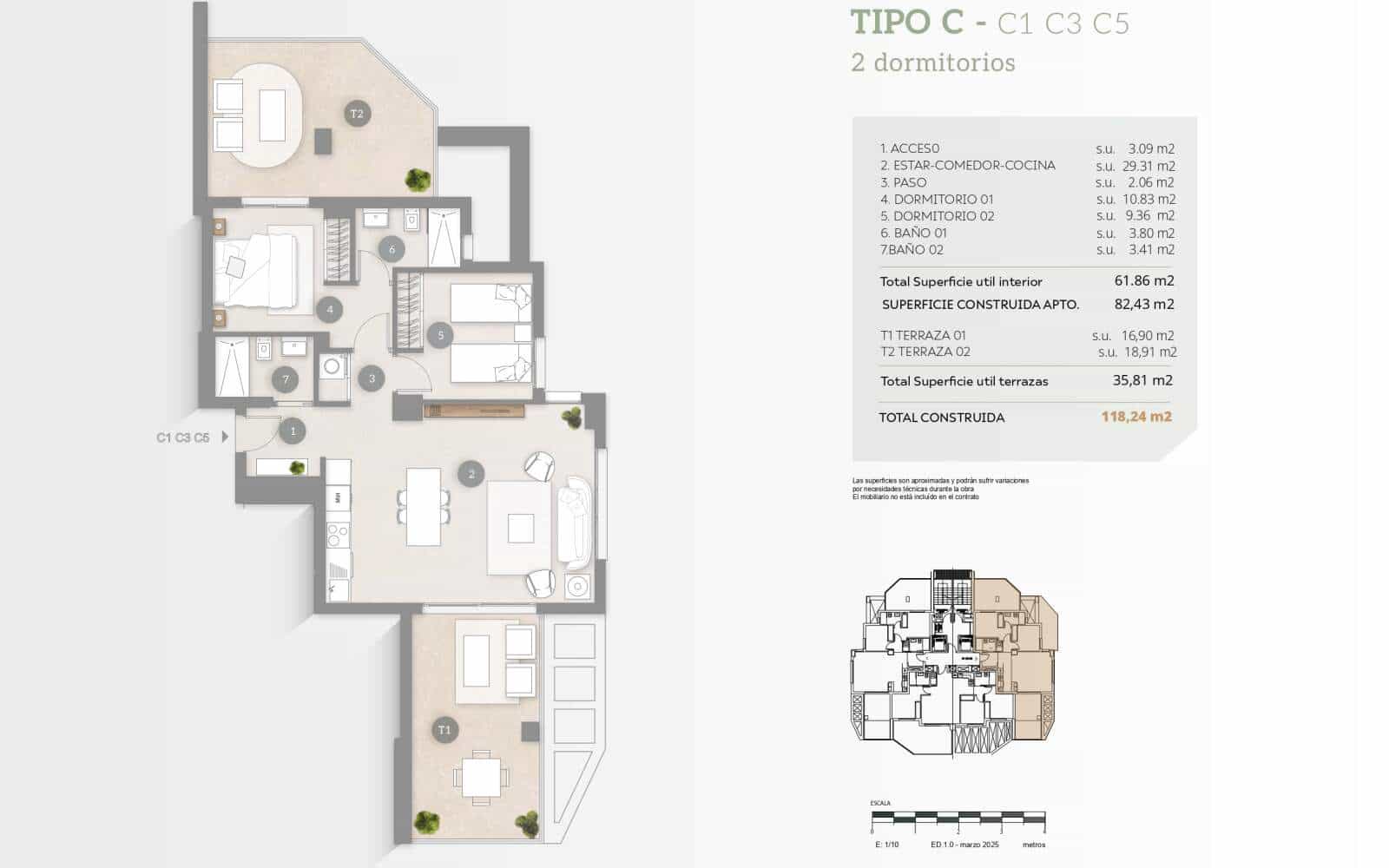 2 soverom Leilighet til salgs i Calpe / Calp med svømmebasseng garasje - € 387 000 (Ref: 8997288)