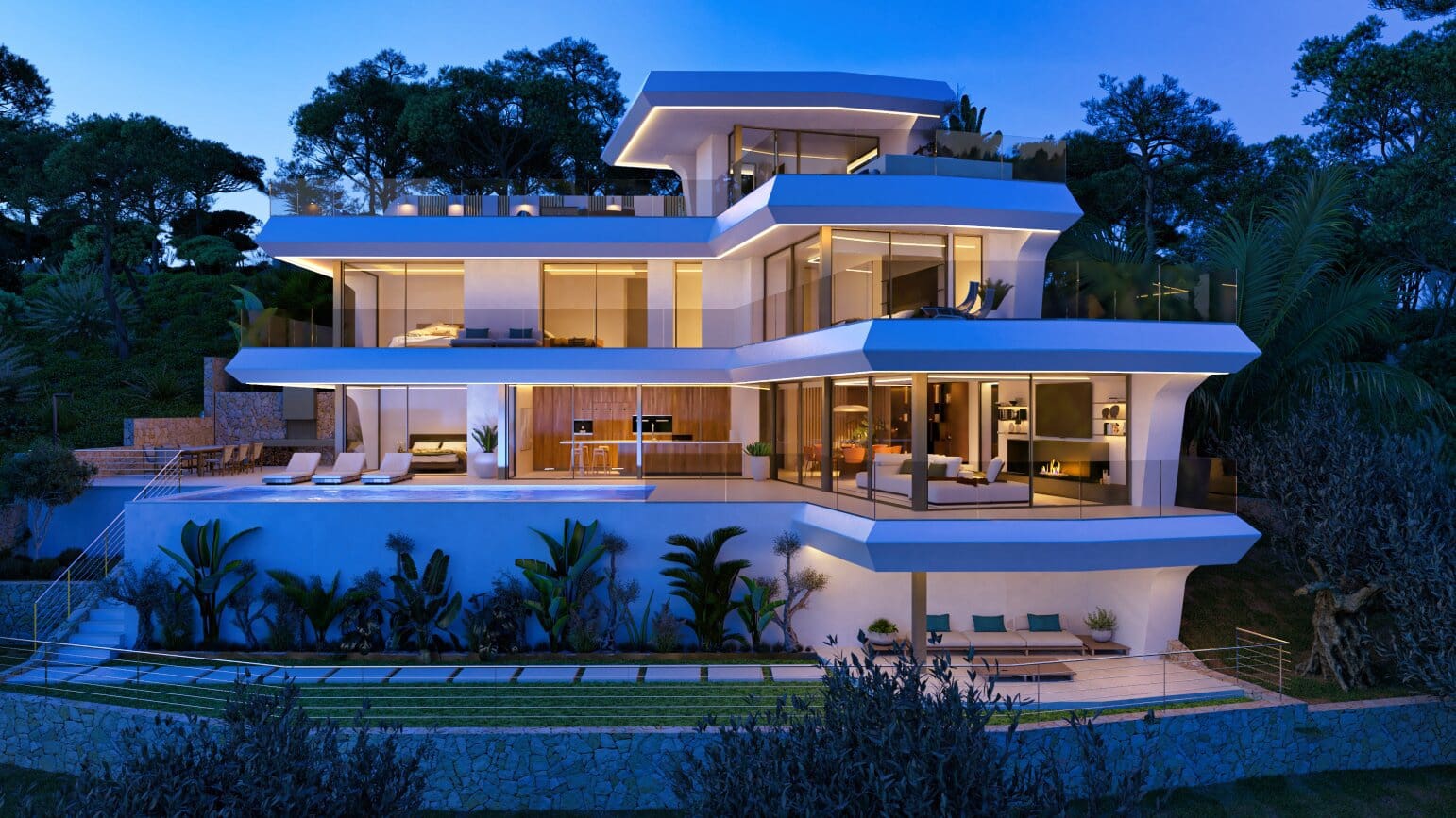 4 bedroom Villa for sale in Altea with pool garage - € 2,250,000 (Ref: 9003166)