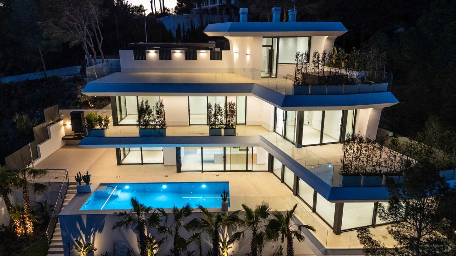 Chalet de 4 habitaciones en Altea en venta con piscina garaje - 2.250.000 € (Ref: 9003166)