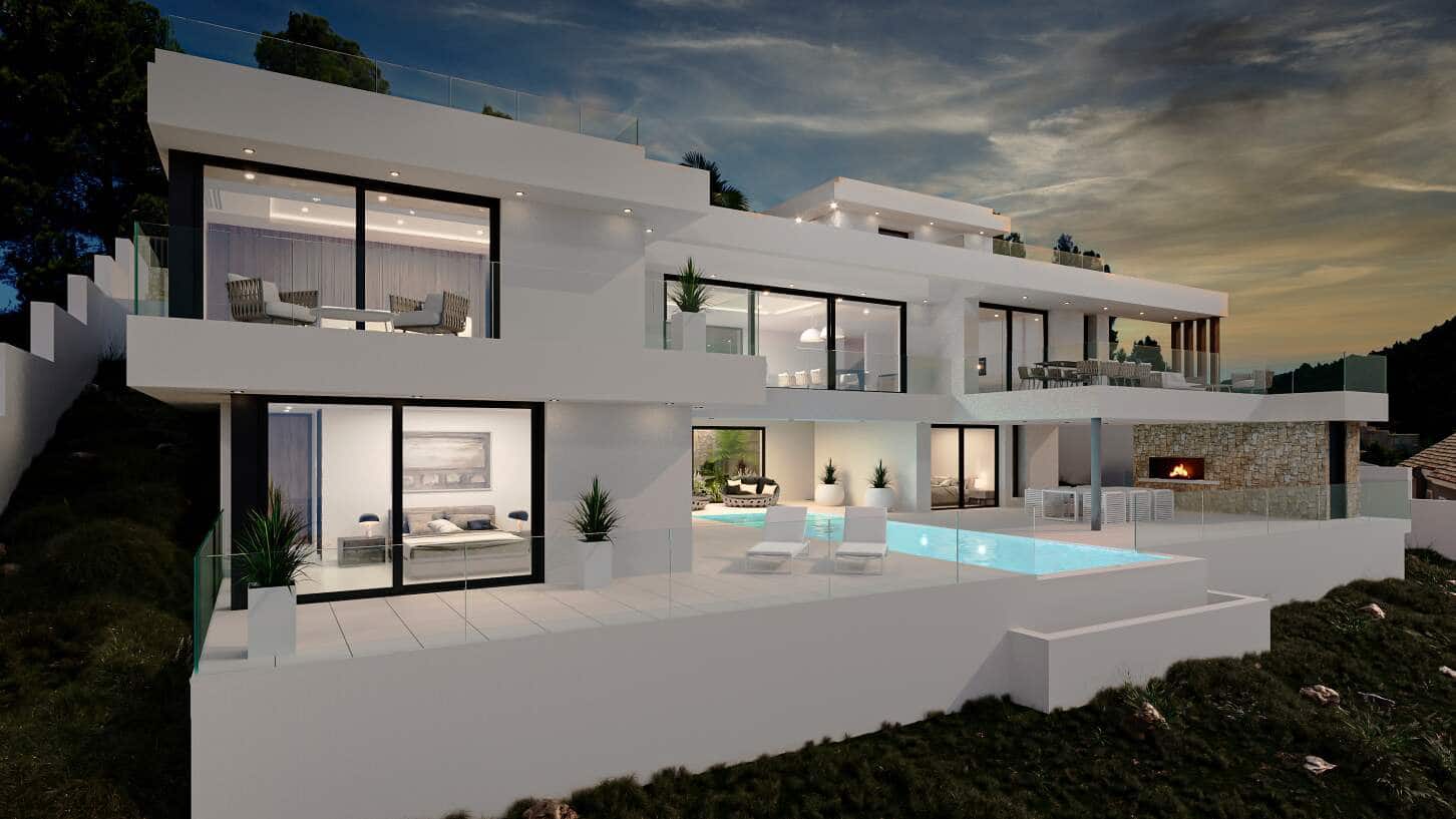4 slaapkamer Villa te koop in Calpe / Calp met zwembad garage - € 1.890.000 (Ref: 9006273)