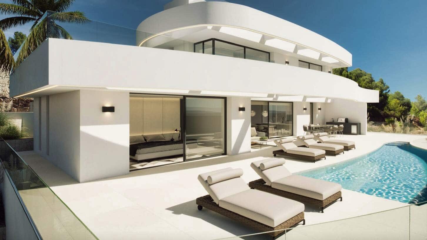 3 soveværelse Villa til salg i Calpe / Calp med swimmingpool garage - € 1.360.000 (Ref: 9006276)