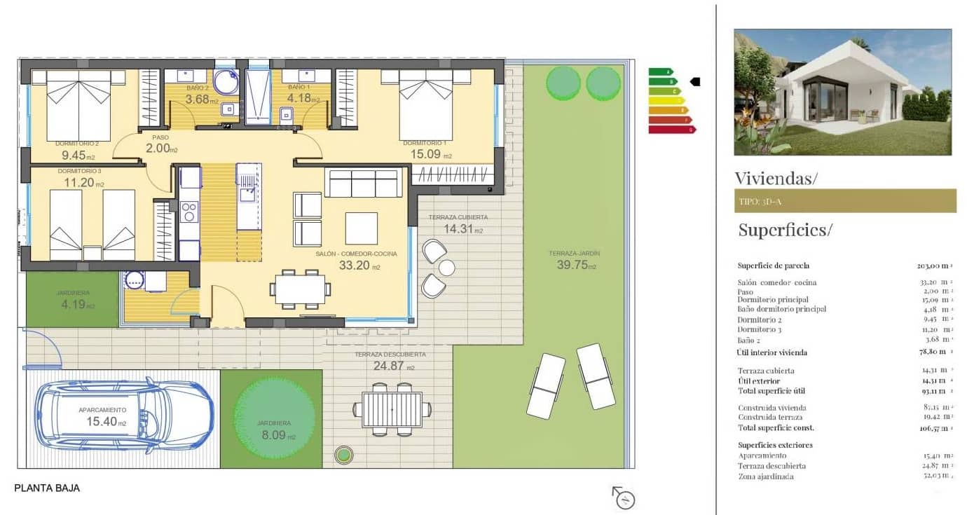 3 bedroom Villa for sale in Polop with pool garage - € 415,000 (Ref: 9064289)