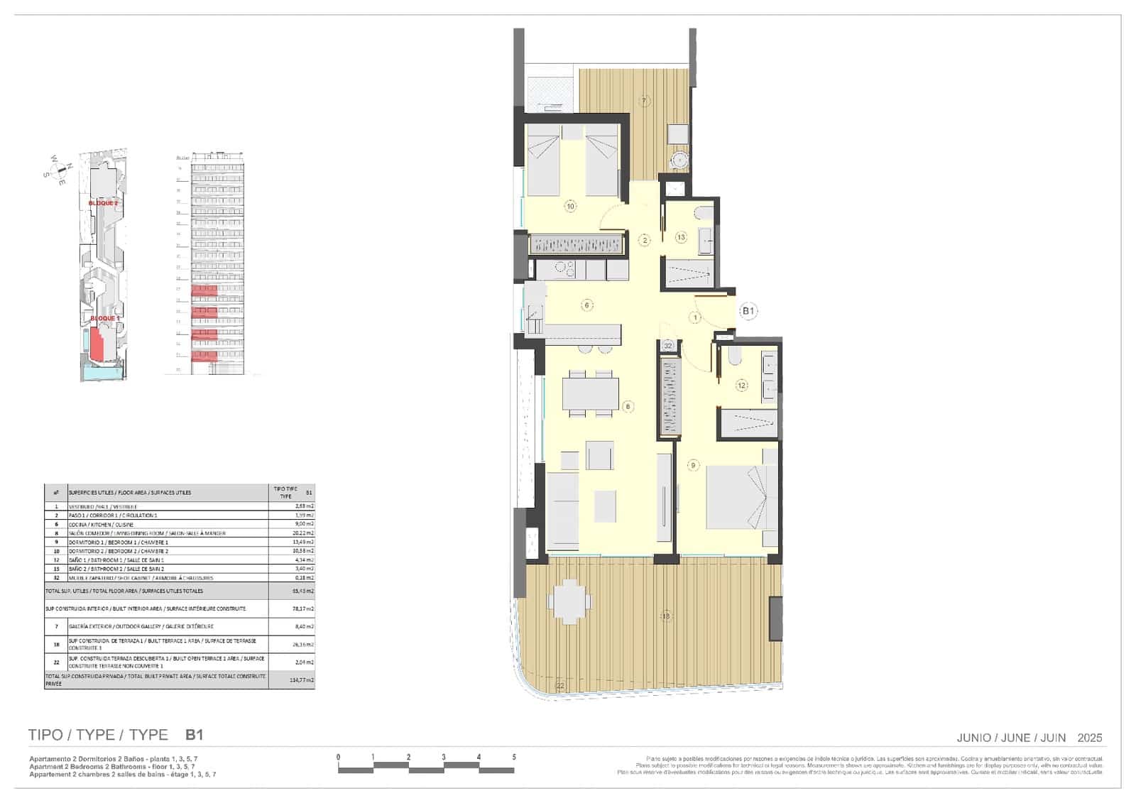2 Zimmer Apartment zu verkaufen in Calpe / Calp mit Pool Garage - 649.000 € (Ref: 9114849)