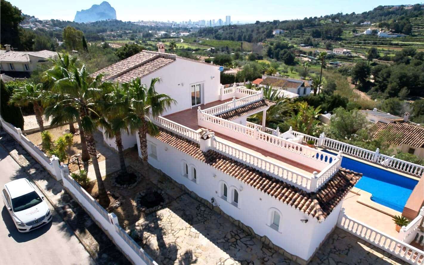 4 sypialnia Willa na sprzedaż w Calpe / Calp z basenem - 995 000 € (Ref: 9180084)
