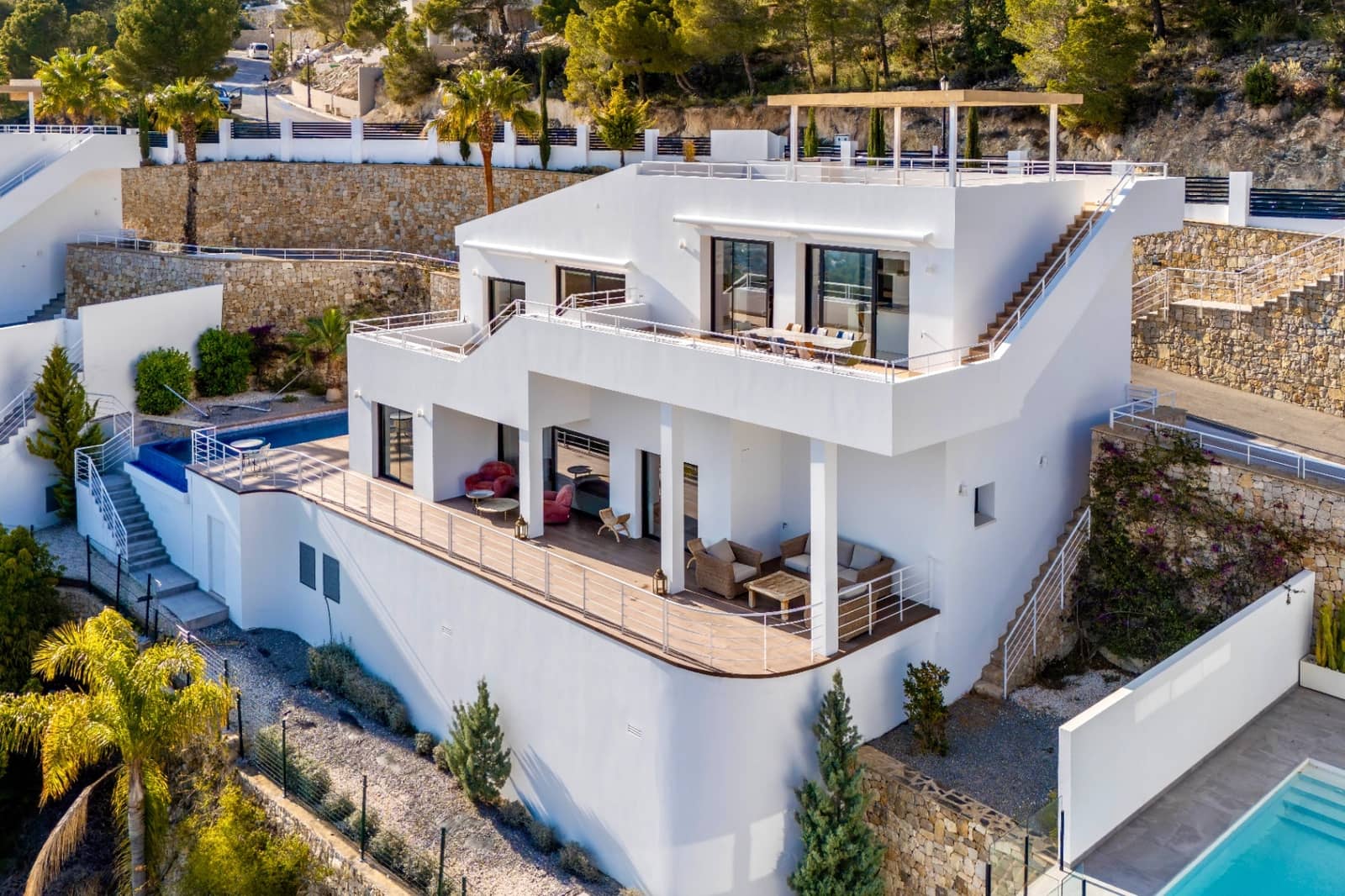 3 soveværelse Villa til salg i Altea la Vella med swimmingpool garage - € 1.295.000 (Ref: 9180092)