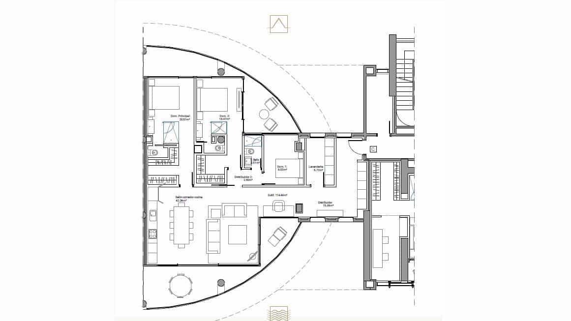 3 bedroom Apartment for sale in Benidorm with pool garage - € 1,785,000 (Ref: 9494883)