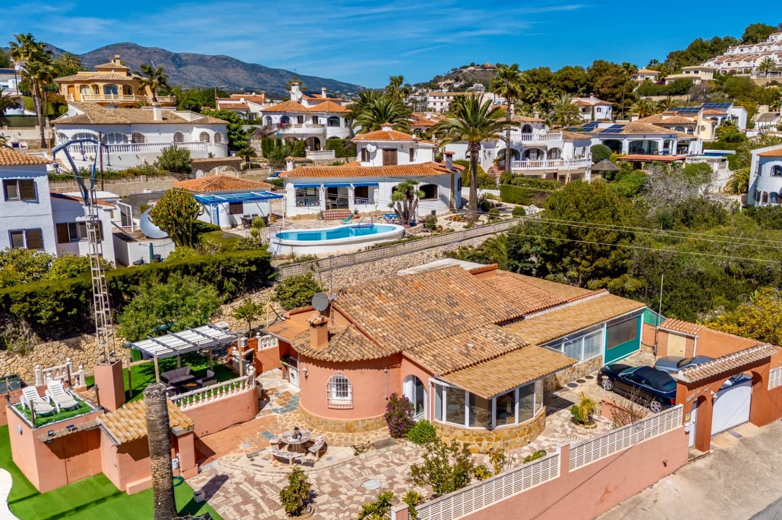 3 Zimmer Villa zu verkaufen in Calpe / Calp mit Pool Garage - 535.000 € (Ref: 9494910)