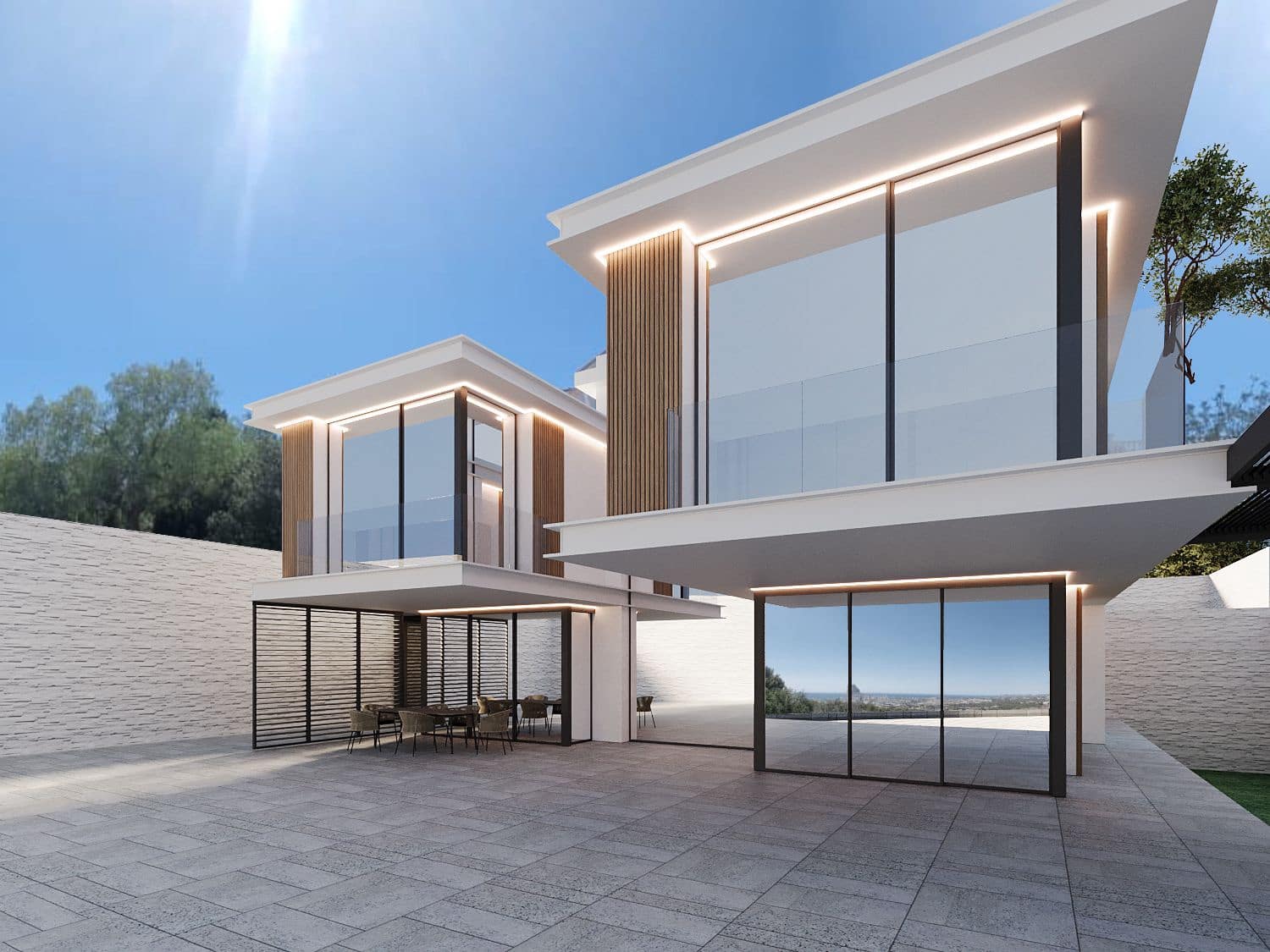 5 sypialnia Willa na sprzedaż w Calpe / Calp z basenem garażem - 2 995 000 € (Ref: 9494942)