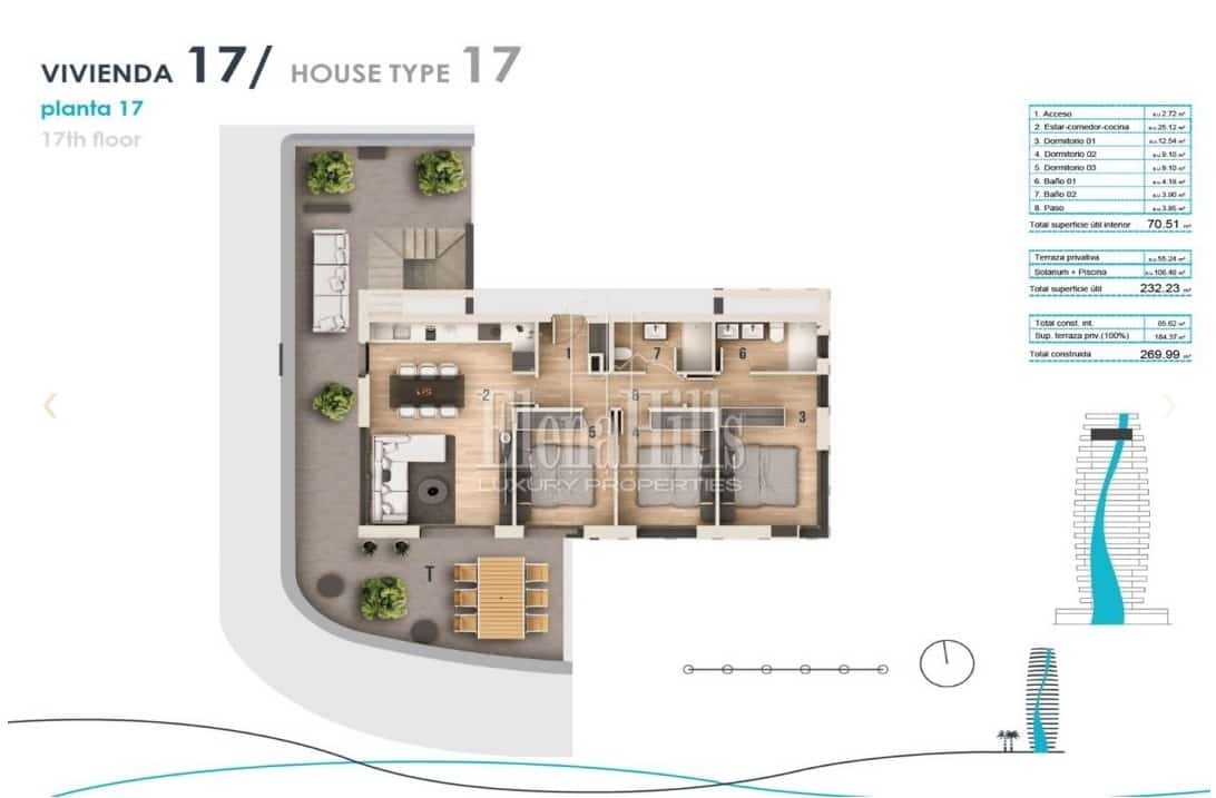3 soverom Leilighet til salgs i Calpe / Calp med svømmebasseng garasje - € 1 350 000 (Ref: 9494944)